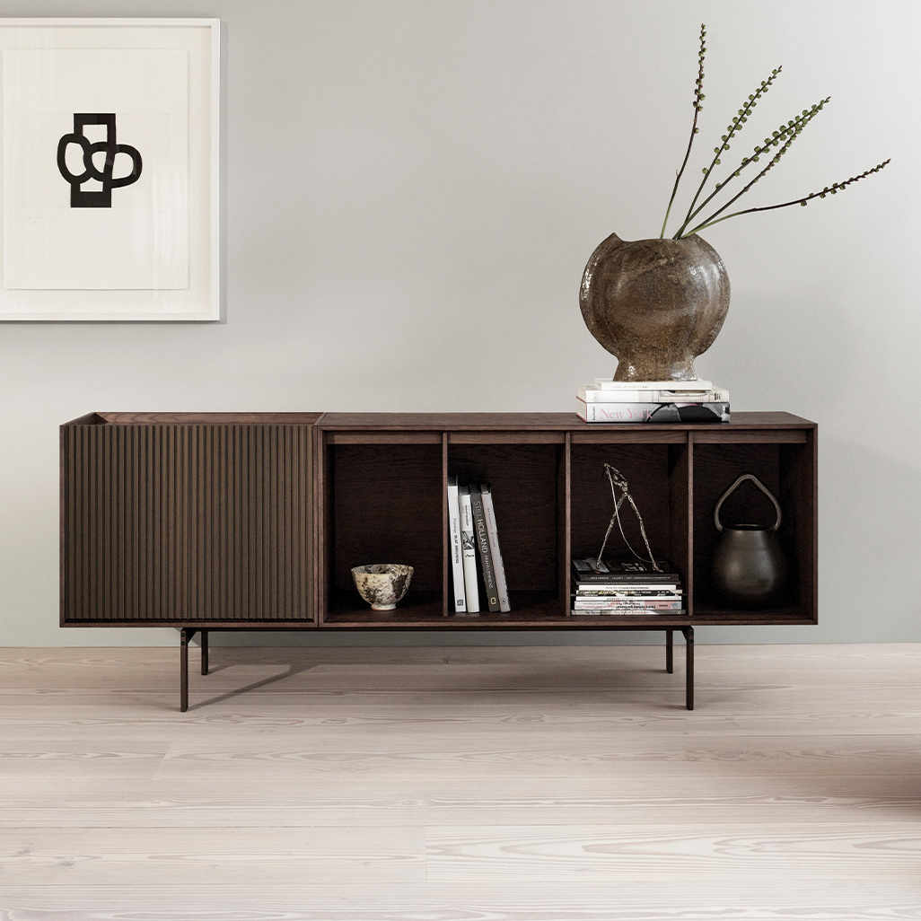 Vipp675-chimney-cabinet-lifestyle.jpg Vipp675 Chimney Cabinet i dark oak | Front of Sweden